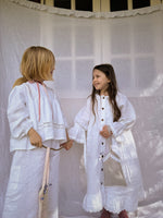 SUGARY LACE LINEN BLOUSE