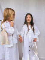 MARSHMALLOW DREAM LINEN DRESS