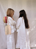 SUGARY LACE LINEN BLOUSE