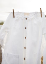 MARSHMALLOW DREAM LINEN DRESS