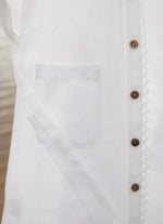 MARSHMALLOW DREAM LINEN DRESS