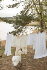 MARSHMALLOW DREAM LINEN DRESS FOR LADIES