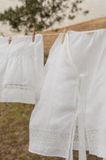 SUGARY LACE LINEN BLOUSE