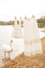 COTTON CANDY LINEN SKIRT FOR LADIES