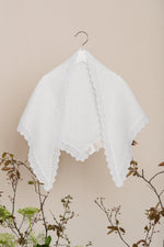 Freesia Scarf Pure White