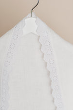 Freesia Scarf Pure White