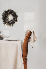 Set of 4 Pure Linen Serviette with Ruffles