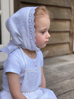 Freesia Scarf Pure White